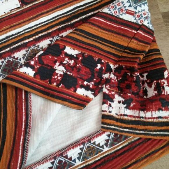 ZARA FLORAL AZTEC PRINTED SWEATSHIRT SWEATER - Picture 6 of 7